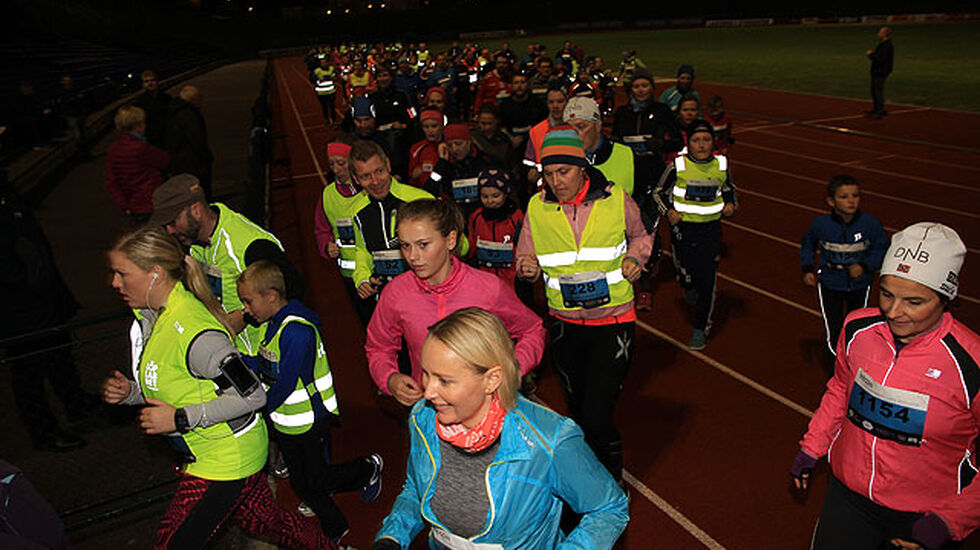 Det kan bli trangt når hele puljen skal ut maratonporten.