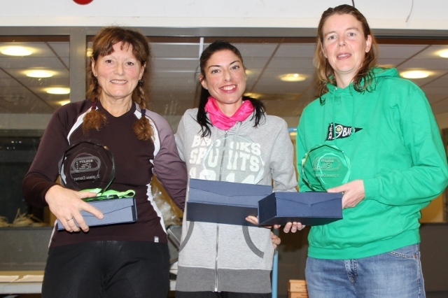 Kvinnepallen på 12 timers med Wenche Dørum, Cristina Gonzalez Garcia og Helen James (foto:Olav Engen)