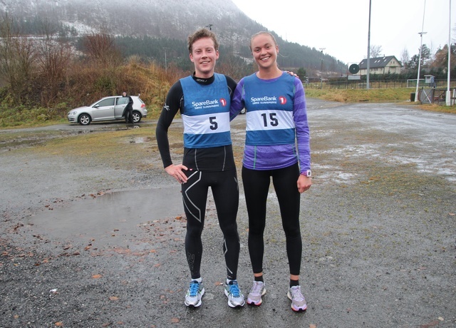 Martin Hauge-Nilsen og Ingrid Festø. Foto: Arild Foldal
