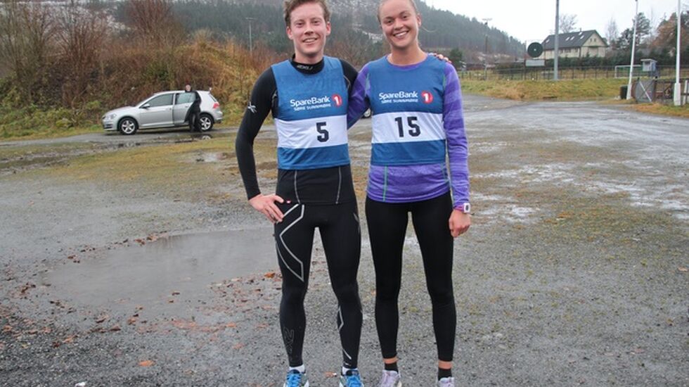 Martin Hauge-Nilsen og Ingrid Festø. Foto: Arild Foldal