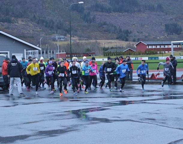 Starten gått. Foto: Stig Sæther
