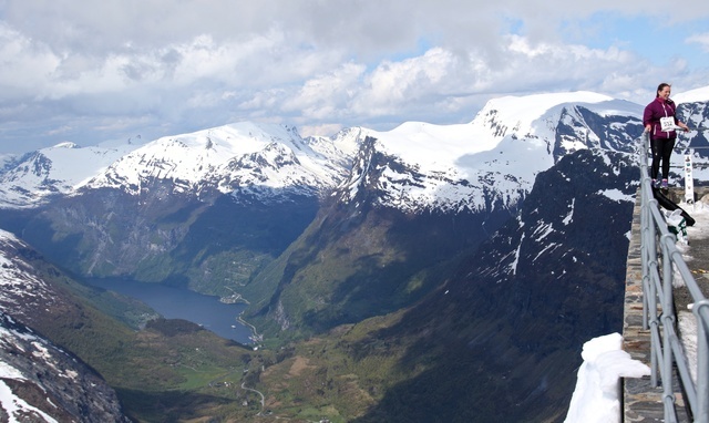 Utsikten fra Dalsnibba ned til Geiranger. Foto: Martin Hauge-Nilsen