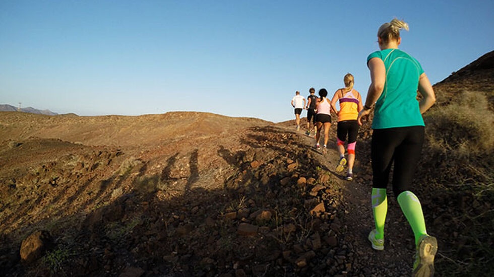 Det er gode muligheter for løpeturer i lavalandskapet på Fuerteventura. (Foto: Bjørn Johannessen)