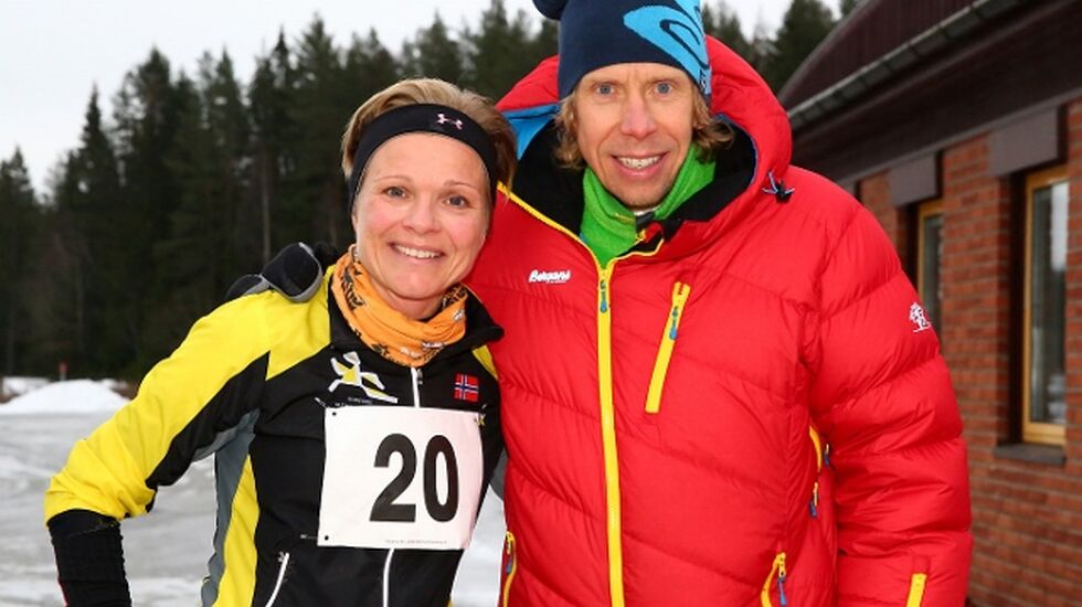Rita Steinsvik og Sondre Amdahl var klart raskest på Sessvollmoen (foto: Bjørn Hytjanstorp)