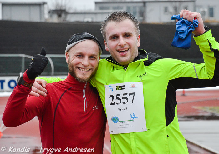 På forrige løp i Maratonkarusellen var Andreas Sumstad og Erlend Kent to fornøyde deltakere.