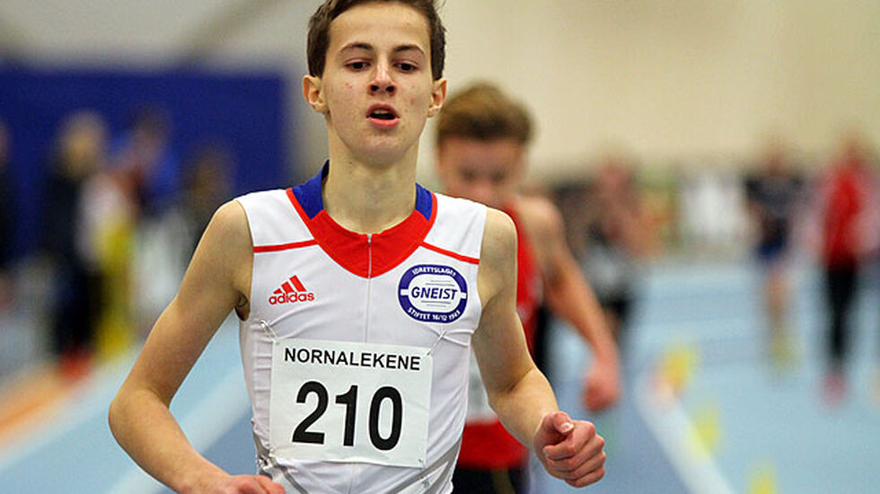 Herman Ellingsen vinner 800 m i G14