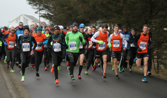 Start 10km i fjorårets konkurranse.