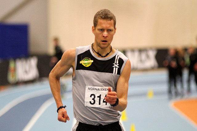 Erik Tysse på gikk et sterkt løp på 3000 meter kappgang