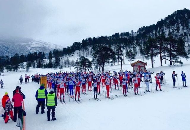 205 deltakere stilte opp i Skardilten på Skaret i Molde lørdag formiddag