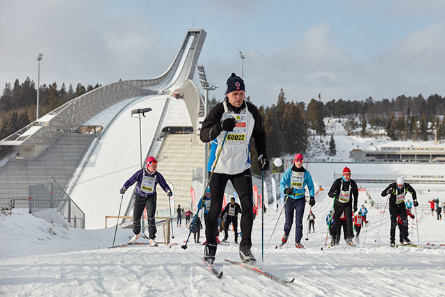 Holmenkollmarsjen i 2016. Foto: Stian S. Møller Holmenkollmarsjen i 2016. Foto: Stian S. Møller