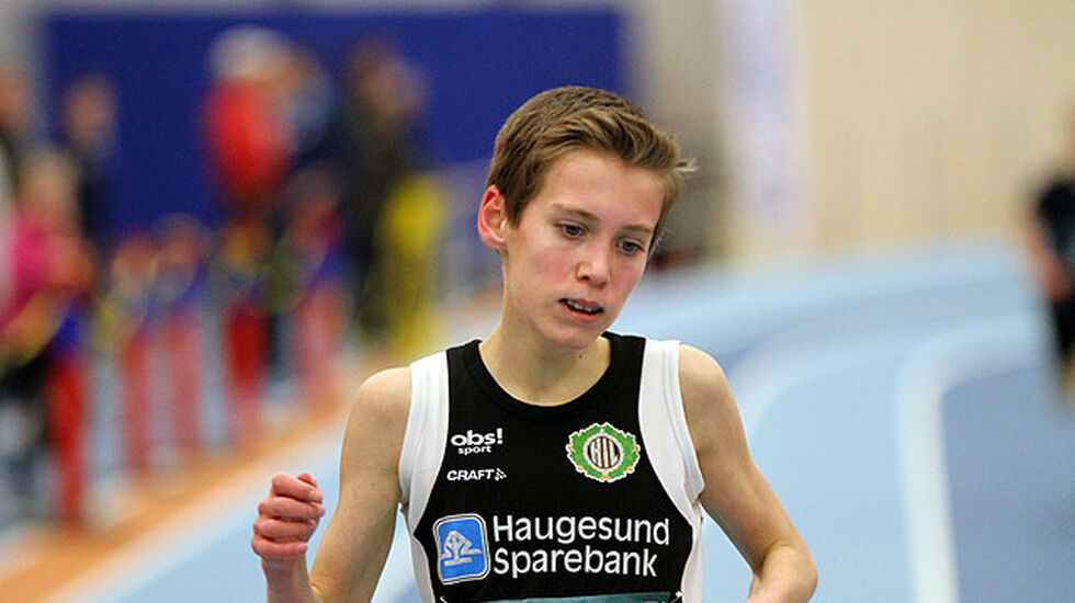 Trond Olav Halvorsen går først i mål på 1500m i G13