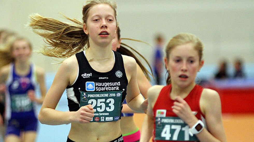 Hanna Sørensen og Adele Marie Hauge med tøff duell på 1500m