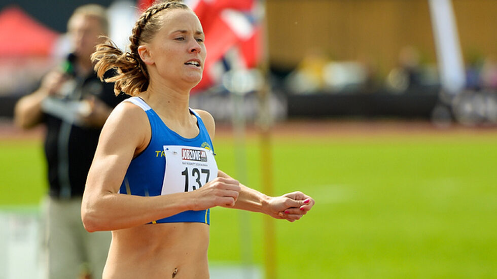 Hedda Hynne klarte bragden å løpe 800 m på mindre enn 2 minutter. (Arkivfoto: Erling Pande Braathen)