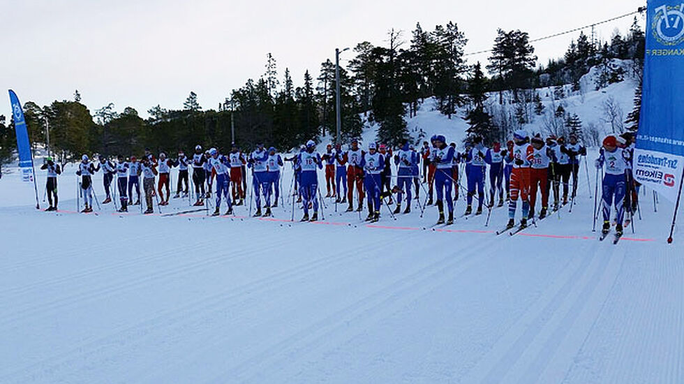 Fra starten i solskinnsrennet