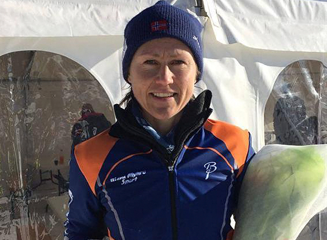 Vinner av Vegglifjellrennet 2016: Elin Hagavold, Eggedal IL/Team Bjørn Myhre Sport. (Arrangørfoto)