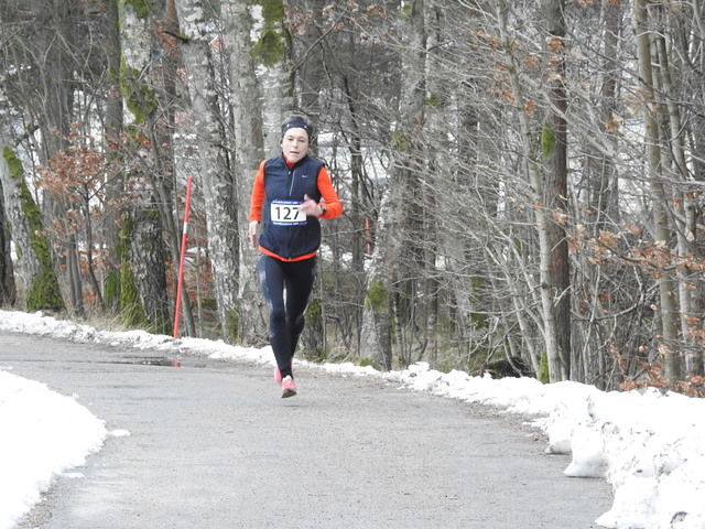 Inger Saanum, GE Healthc beste dame på 10 km på 39.29. Foto: Arrangør