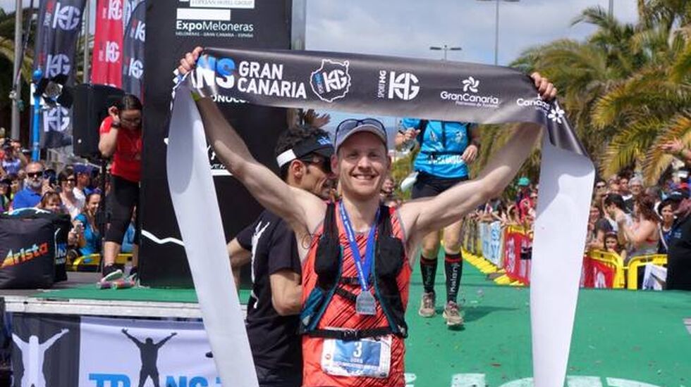 Didrik Hermansen vant TransGranCanaria. Foto: iRunFar/Bryon Powell