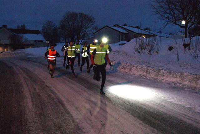 Starten har gått med Bjørn Egil Nordseth i føringen  fra første meter i Byflaten. (Foto: Stein Arne Negård)