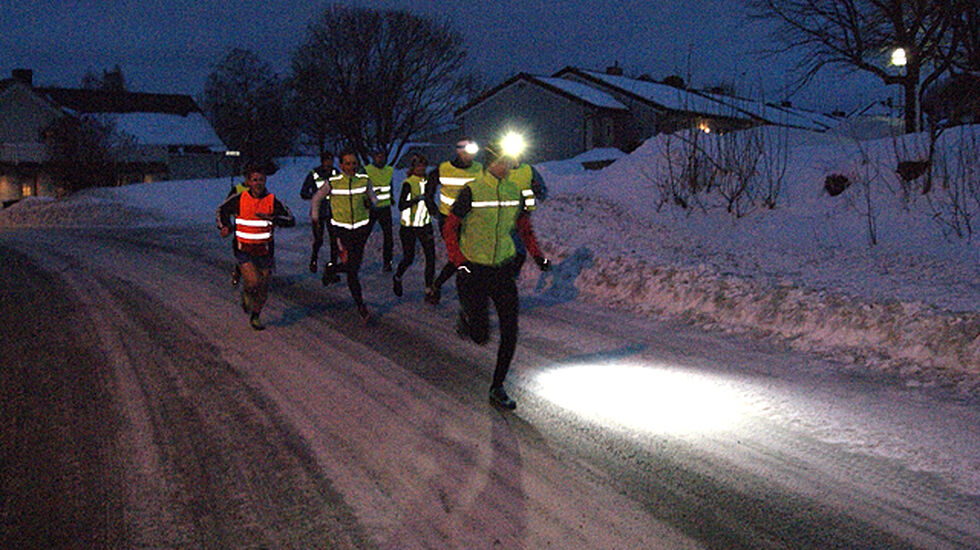Starten har gått med Bjørn Egil Nordseth i føringen  fra første meter i Byflaten. (Foto: Stein Arne Negård)