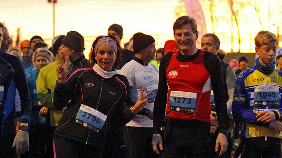Elin Reed Bratten og Morten Hauso er klare til start.
