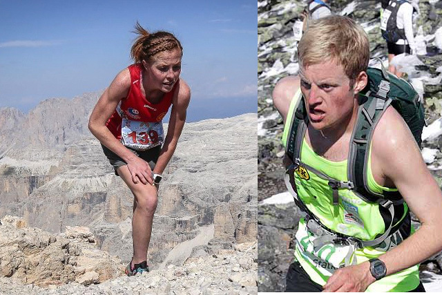 Fjorårets vinnere av Motbakkecupen Eli Anne Dvergsdal og Torstein Tengsareid