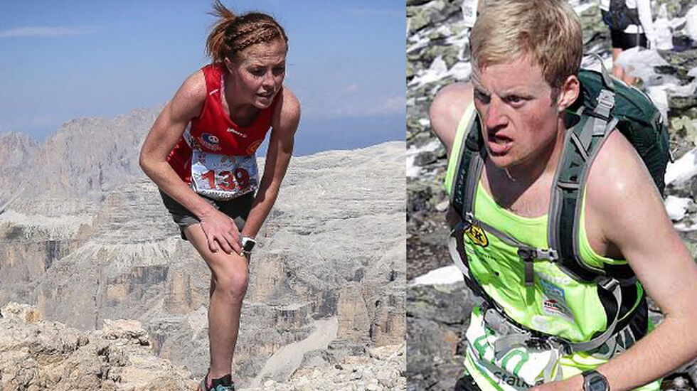Fjorårets vinnere av Motbakkecupen Eli Anne Dvergsdal og Torstein Tengsareid