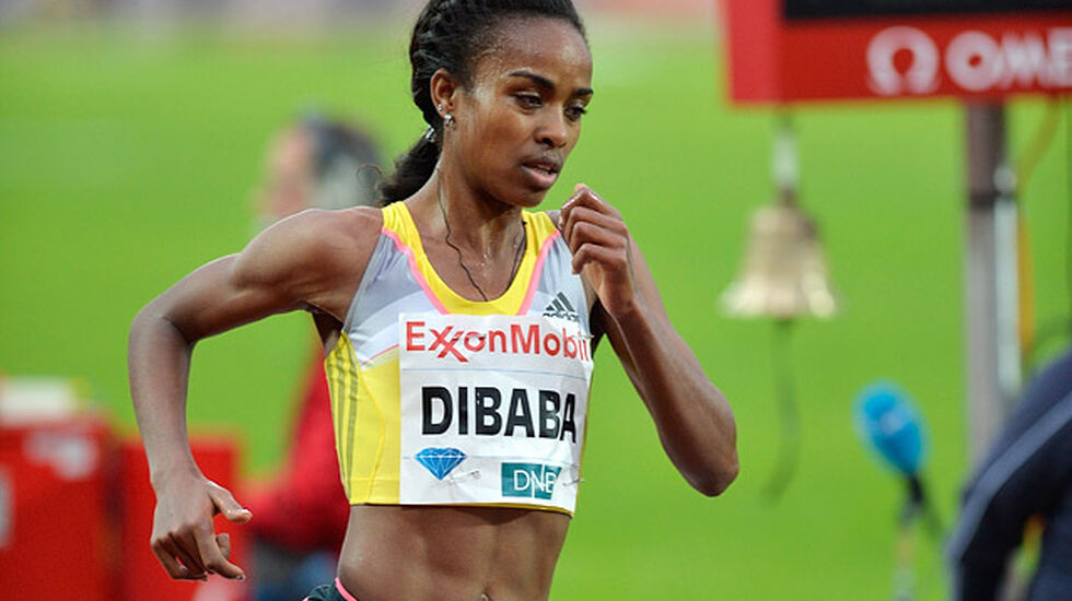Genzebe Dibaba løp inn til sin fjerde gullmedalje i innendørs-VM. (Arkivfoto: Bjørn Johannessen)