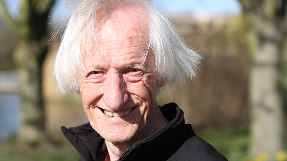 Ed Whitlock hadde alltid et smil på lur til både kjente og ukjente. (Foto: Runar Gilberg)