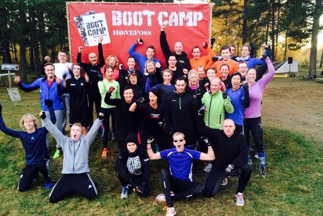 En helt vanlig tirsdag, hos Bootcamp Hønefoss (Foto: arrangør)