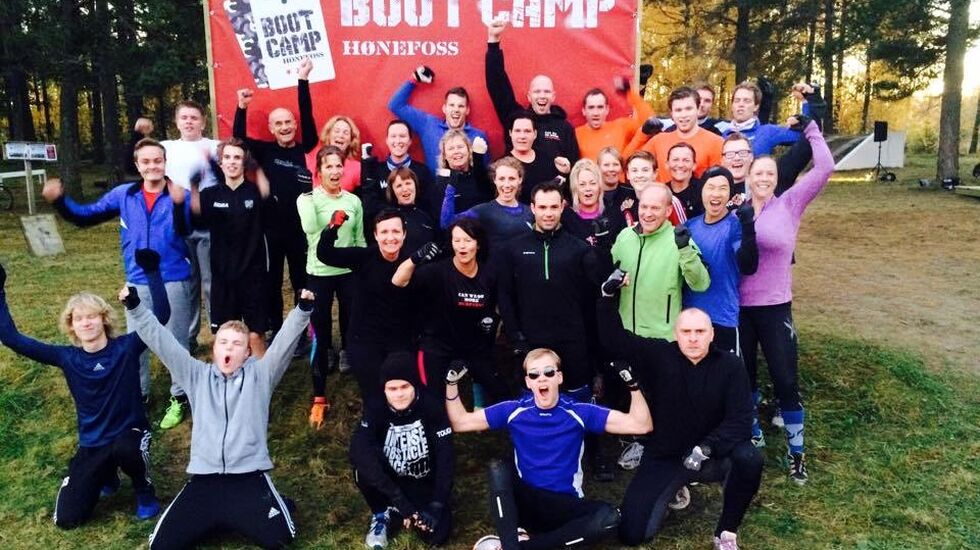 En helt vanlig tirsdag, hos Bootcamp Hønefoss (Foto: arrangør)