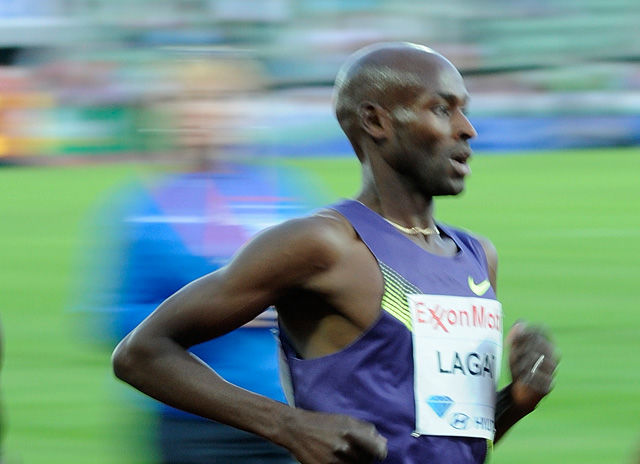 Bernard Lagat blir 42 år i år, men klarte likevel å løpe 5 kilometeren i Carlsbad på 13.38. (Arkivfoto: Bjørn Johannessen) 