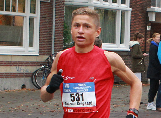 Andreas Grøgaard forbedra persen med nesten 4 minutter da han løp Rotterdam Marathon på 2.33.06. (Arkivfoto: Kjell Vigestad) 