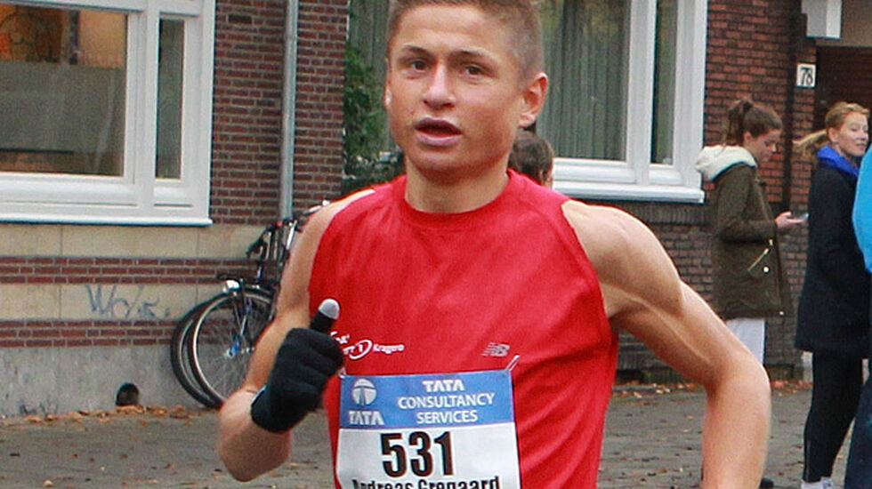 Andreas Grøgaard forbedra persen med nesten 4 minutter da han løp Rotterdam Marathon på 2.33.06. (Arkivfoto: Kjell Vigestad) 