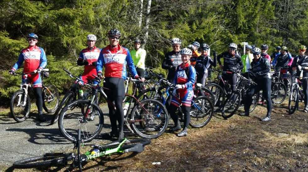Fellestrening.  Foto: Morten Gjessing for arrangørene