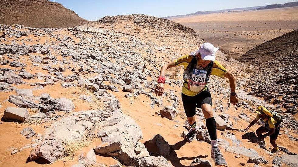 Sondre Amdahl løp inn til en flott 9. plass i Marathon des Sables. (Foto: ‪‎#MDS2016)