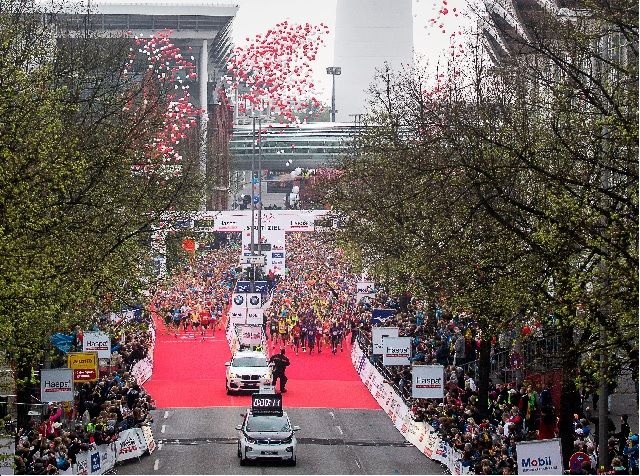Fra en tidligere utgave av Hamburg Marathon (Arrangørfoto)