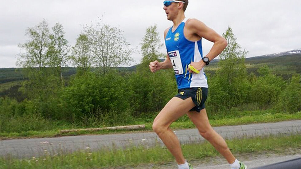 Trond Ørjan Eide løp inn til norsk årsbeste på 5 km i Ørasprinten. (Arkivfoto: Ove Baardsgaard)