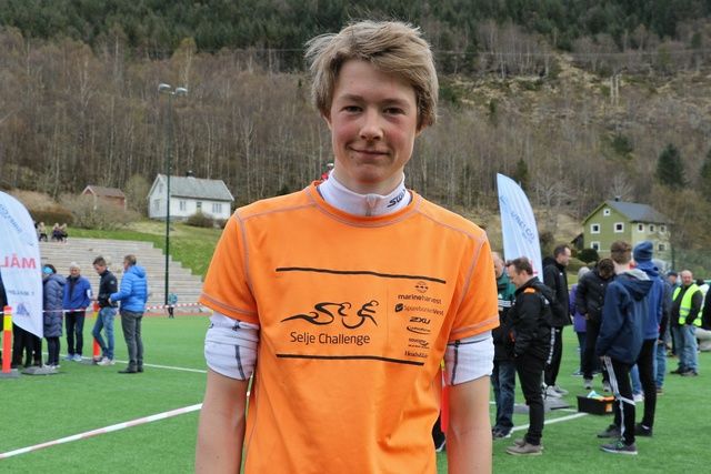 Vetle Uhre Hammersvik, Førde IL vant med tiden 10:04. Foto: Martin Hauge-Nilsen