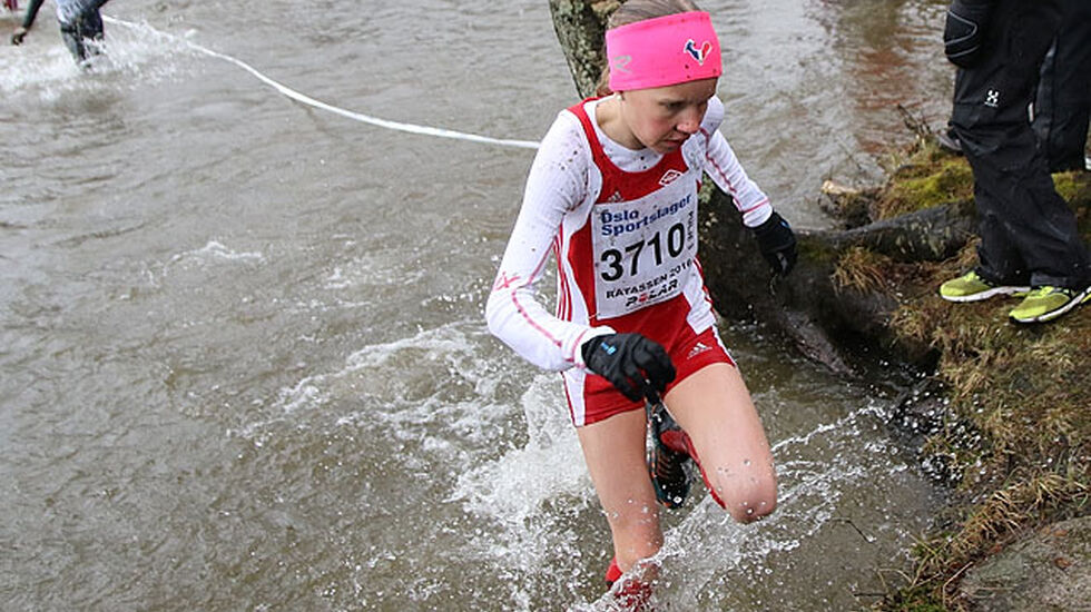 Pernille Karlsen Antonsen, Vidar vinner Råtassen klasse 14-15 år tidligere i år på Sognsvann. Foto: Heming Leira