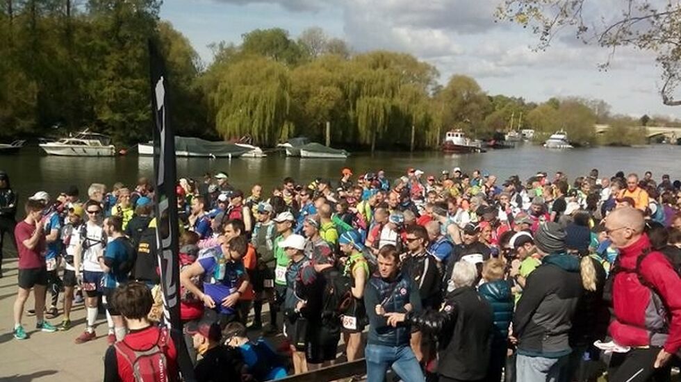 Det er like før start på 100-miles-turen til Oxford (foto: Sara Nustad Mauland).