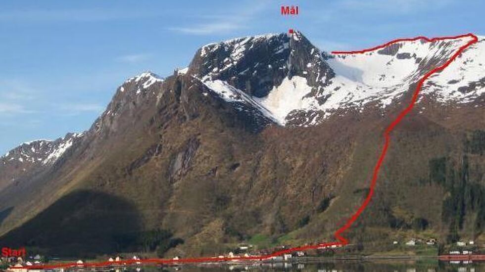 Løypetrase.