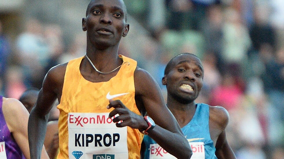 Asbel Kiprop var like sterkt som det mange på forhånd mente han ville være. Landsmannen Silas Kiplagat ble henvist til tredjeplass. (Arkivfoto: Bjørn Johannessen) 