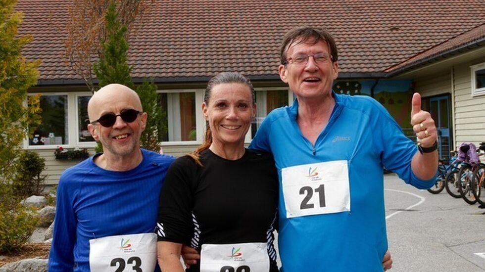 Kleivane rundt 2015. Helge Fuglseth, Kari-Anne T. Ryste og Svein-Rune Johannessen.