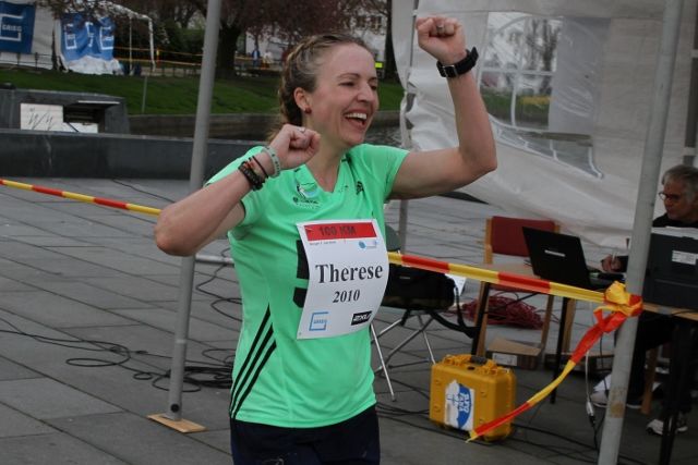 Therese Falk satte norsk rekord på 24-timersløp da hun ble nr 4 i EM sist høst (foto: Olav Engen). Therese Falk satte norsk rekord på 24-timersløp da hun ble nr 4 i EM sist høst (foto: Olav Engen).