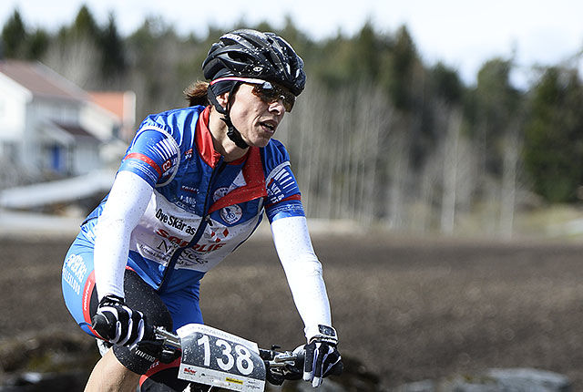 Nina U. Haugen, Sarpsborg SK vant kvinneklassen i det 34 km lange Bergrittet. (Foto: Bjørn Johannessen)