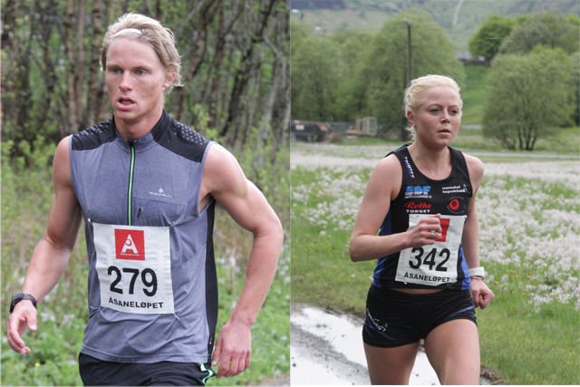 Sondre Øvre-Helland og Heidi Hestmark best i Åsaneløpet tidligere i år