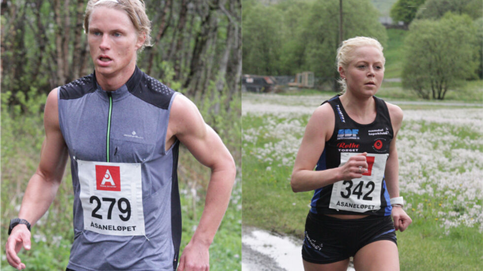 Sondre Øvre-Helland og Heidi Hestmark best i Åsaneløpet tidligere i år