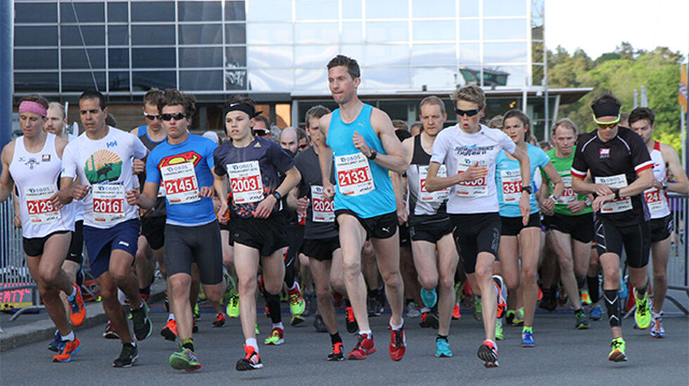 Start 10 km. Foto: Espen Ringom