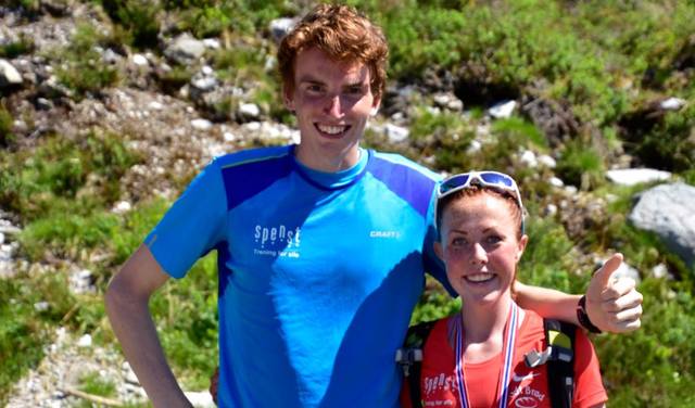 Vinnerne Marius Vedvik og Eli Anne Dvergsdal (foto: Ronny Osland).