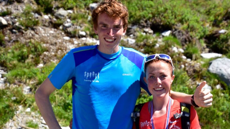 Vinnerne Marius Vedvik og Eli Anne Dvergsdal (foto: Ronny Osland).